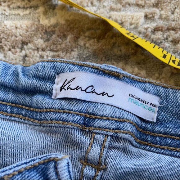 KanCan Flare Jeans Denim Wide Leg High Rise True Flares: 30 - Picture 11 of 13